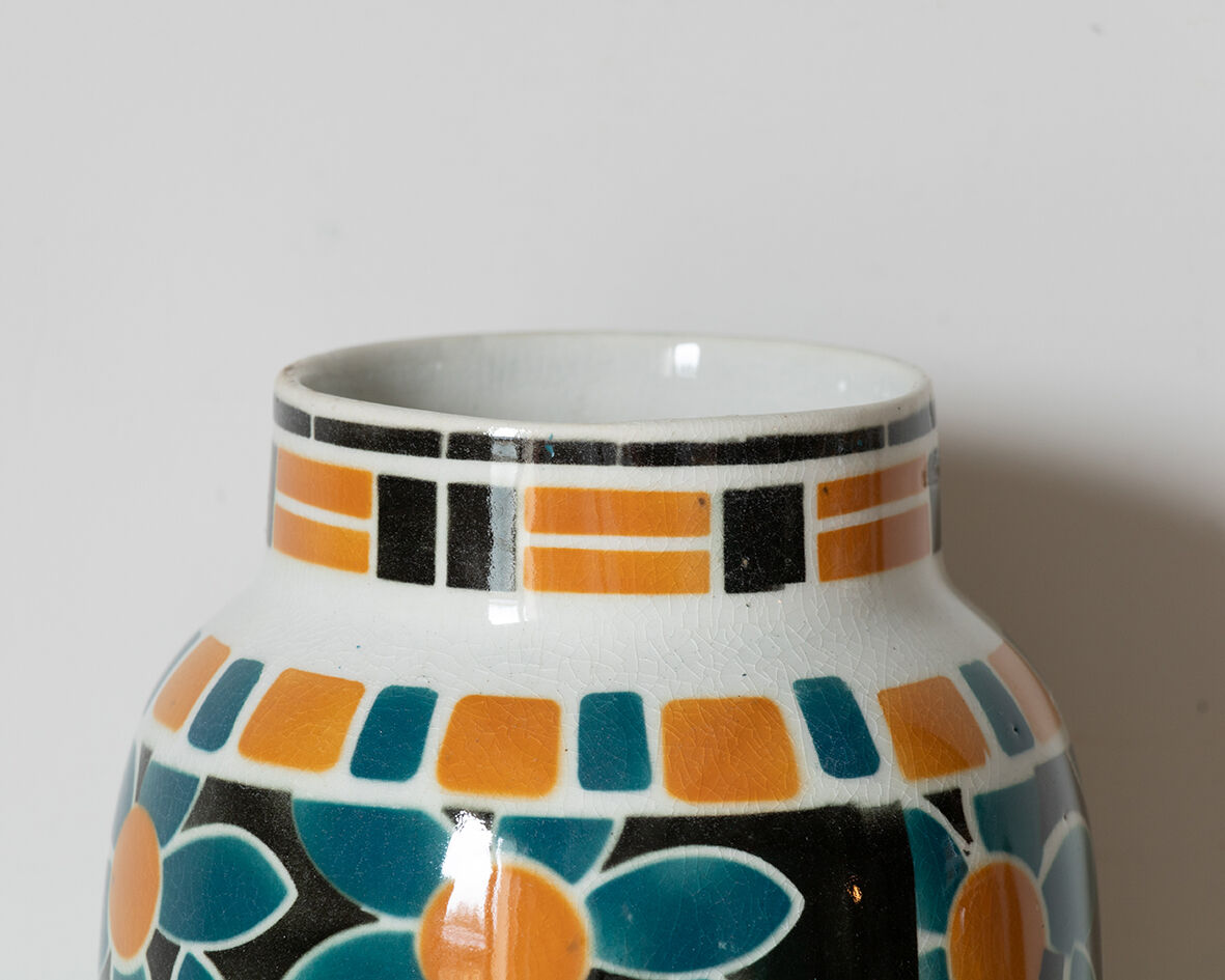 Pair of art deco vases