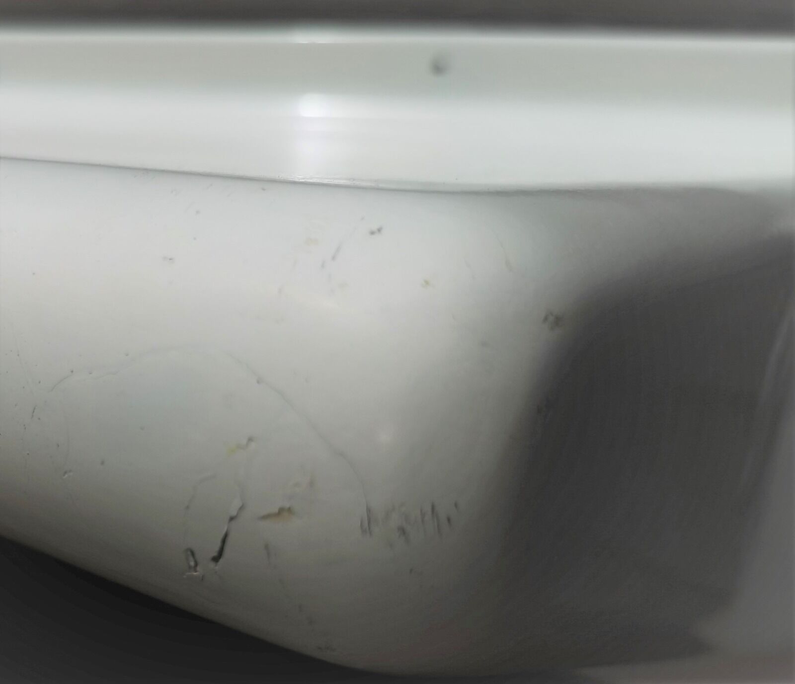 Space age shelf desk in white lay-glass fiber, circa 1970