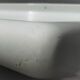 Space age shelf desk in white lay-glass fiber, circa 1970