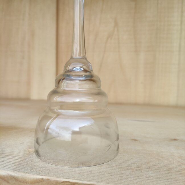 Set of 6 engraved glasses