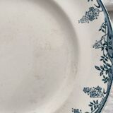 12 ironstone dinner plates “Florence” Longwy