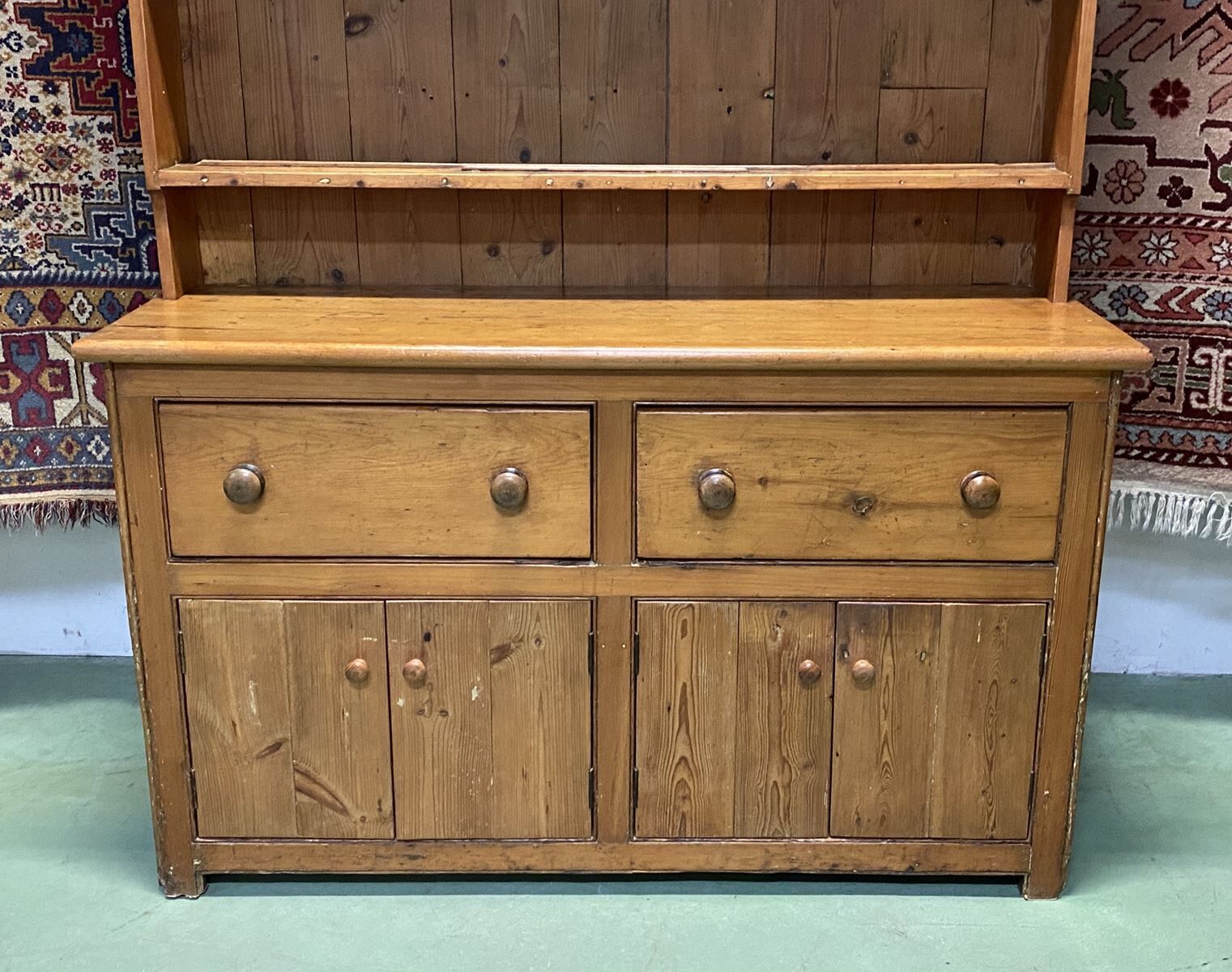 English buffet in early 20th century pine