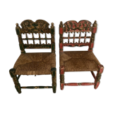 Paire de chaises anciennes pakistanaises