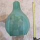 light suspension; Peil&Putzler, emerald green opaline; pear-shaped