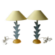 Paire de lampes design Trait d'Union des années 80