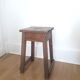 Ancien tabouret d'atelier en bois - 1940