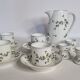 Pillivuyt & Cie breakfast service – 1900, 13 pieces, floral model