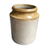 Glazed sandstone pot, ceramics