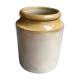 Glazed sandstone pot, ceramics