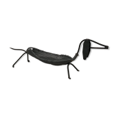 Dachshund basket, wrought iron 1950