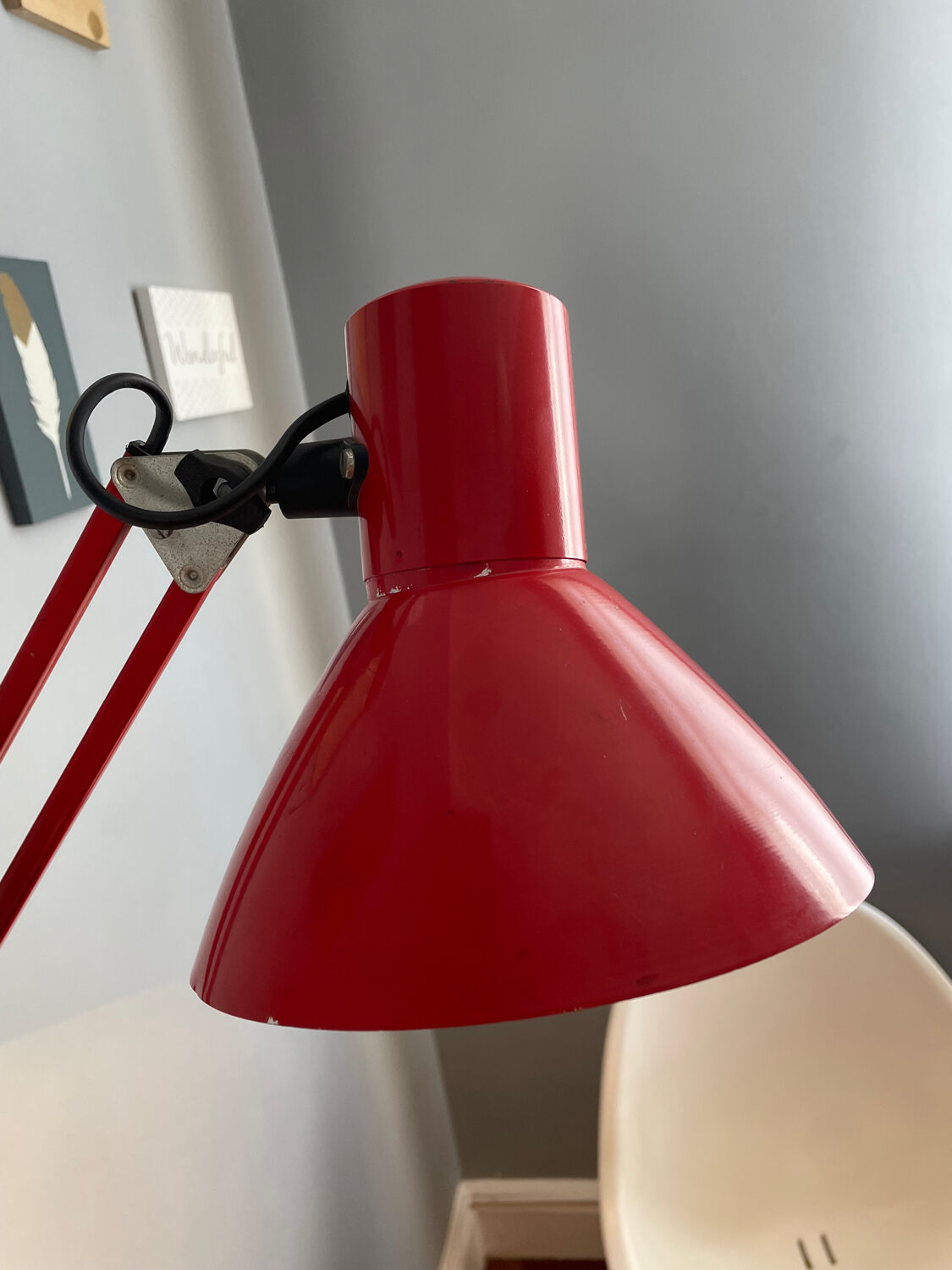 Lampe vintage Veb Narva
