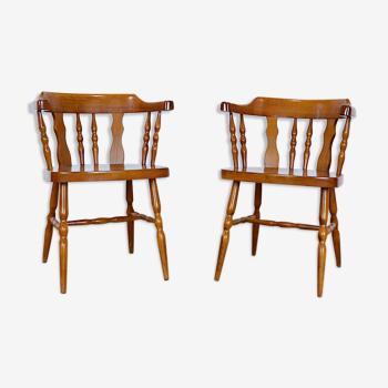 Pair of Vintage Baumann Design Chairs