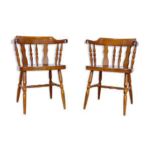 Paire de fauteuils design vintage