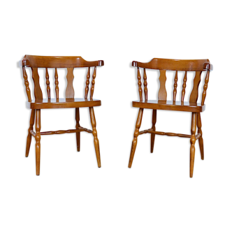 Paire de fauteuils design vintage Baumann
