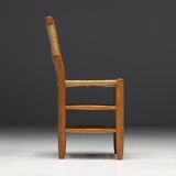 "Bauche" Dining Chairs by Charlotte Perriand for Steph Simon, France, 1950s