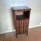 Antique 4-drawer entryway chest of drawers and retractable shelf