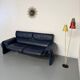 De Sede ds-2011 vintage leather sofa for 2/3 people, 1980s design.