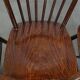 Set of 6 Vintage Wooden Windsor Spindle Chairs