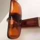Duo of vintage grosfillex coat hooks model versailles amber plexi