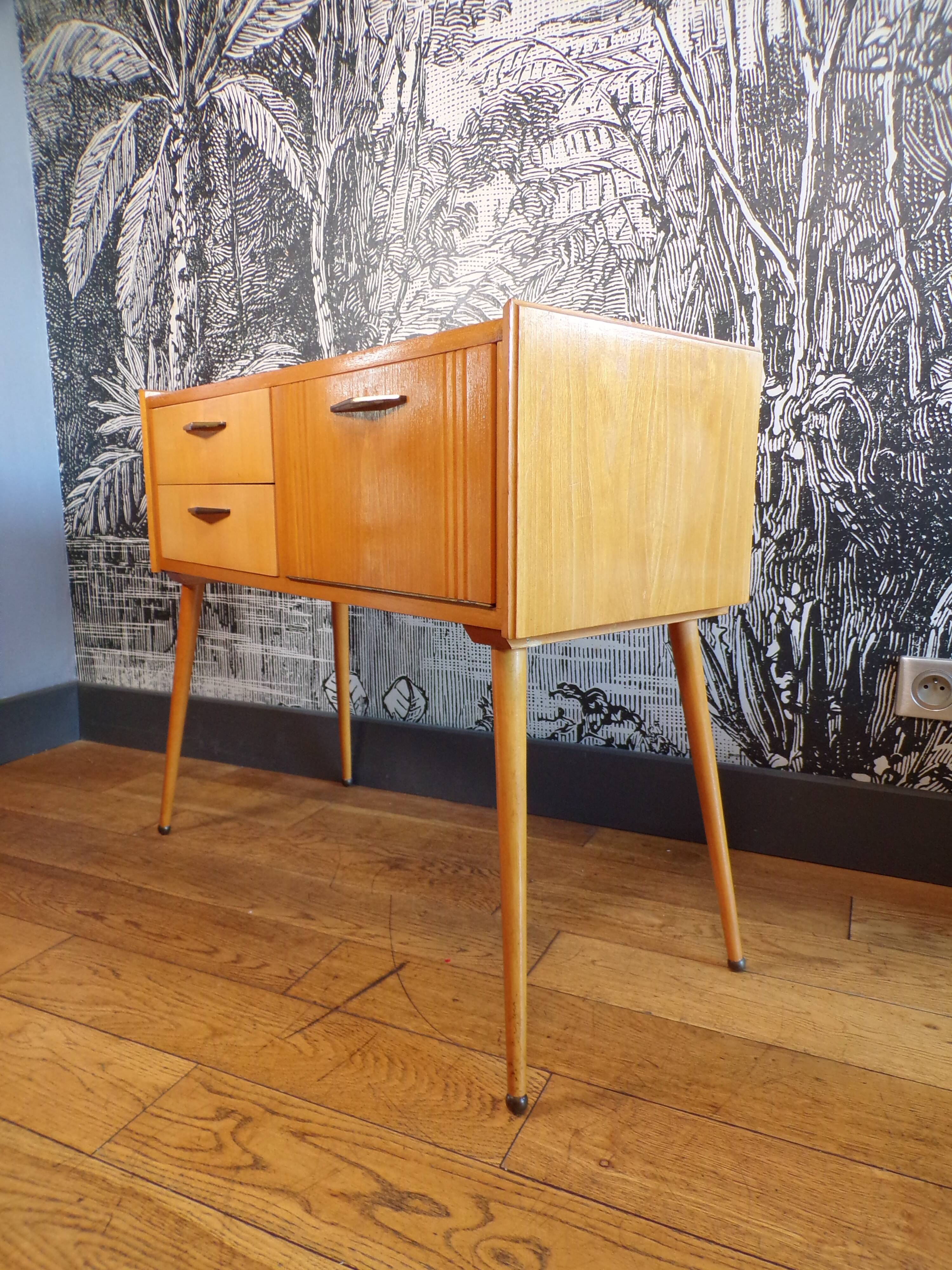 Mini sideboard 1960 with compass feet