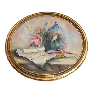 Huile sur toile