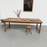 Table de ferme en hêtre XL