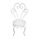 Chaise de jardin en fer forgé