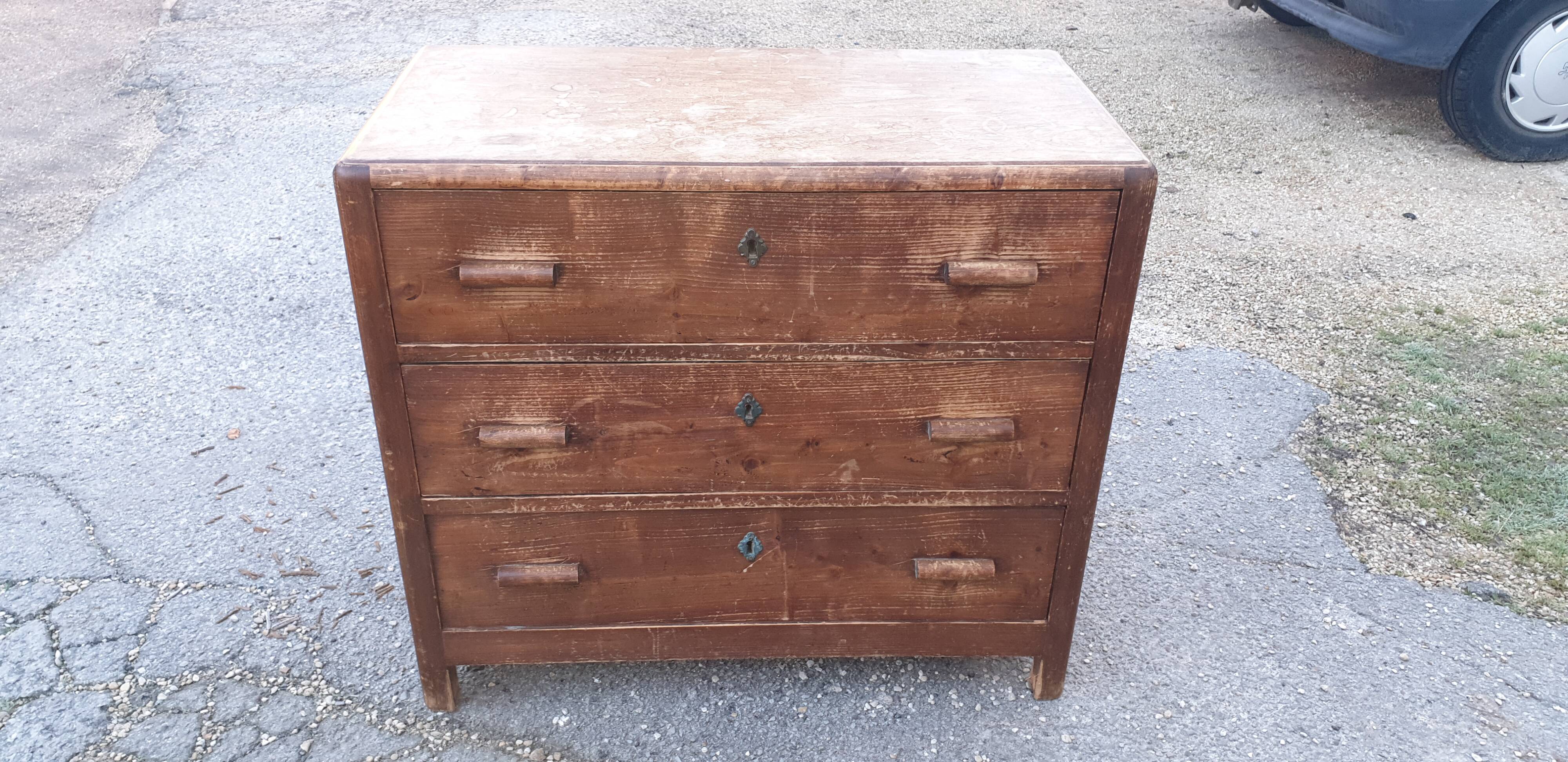 Chest of drawers 3 drawers year 50