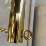 70s Space Age style gold chandelier