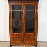 Burl Walnut Bookcase, Restoration Period – Early 19th Century