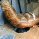 leather armchair 70s