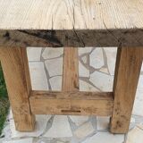 Loom table in solid oak 240 x 58 cm. 1920.