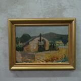 eva holmberg-jacobsson, swedish modern painting, 1960s, oil on canvas