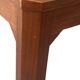 Teak coffee table with beveled legs, circa 1960