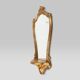 Romantic baroc style mirror with original label “Deknudt”, Belgium, 1970s