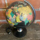 Mappemonde Globe Terrestre Planète Terre Fond Noir + Pied Tulipe Italy
