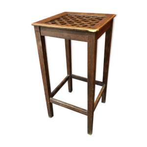 tabouret haut en bois