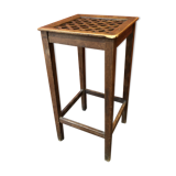 High wooden stool