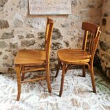 Duo of Bistro Chairs, Baumann