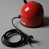 Lampe de bureau flexible Stilplast, rouge et noir, Italie, années 1980
