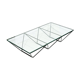 Glass coffee table