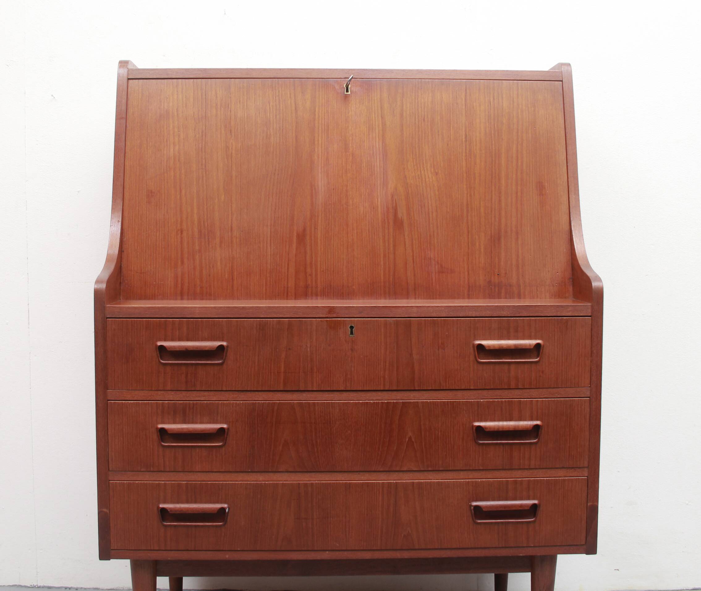 Secrétaire en teck des années 1960, Tibergaard / Gunnar Nielssen