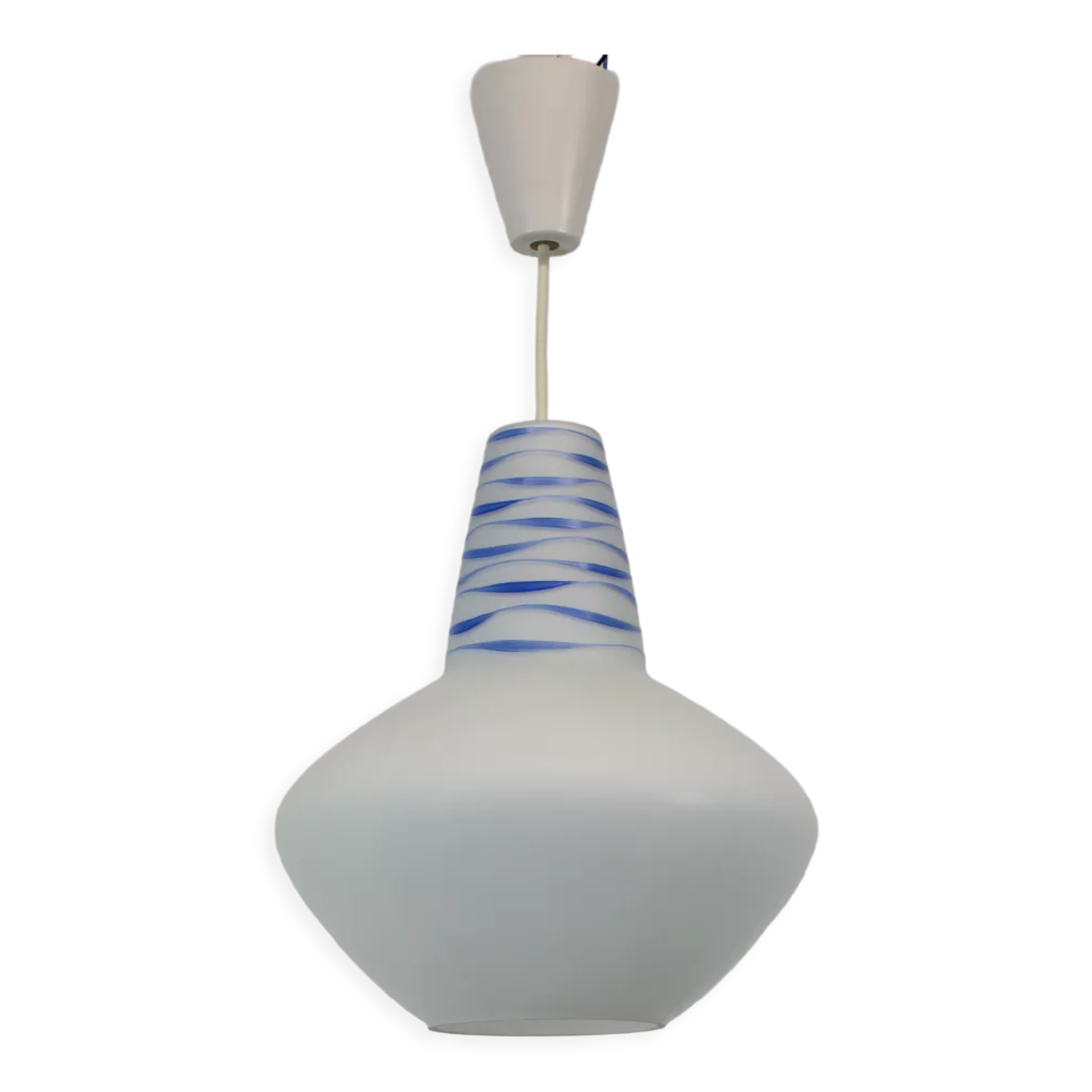 Mid-century glass pendant, 1960's