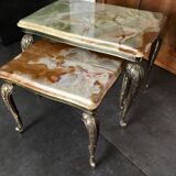 Marble side tables