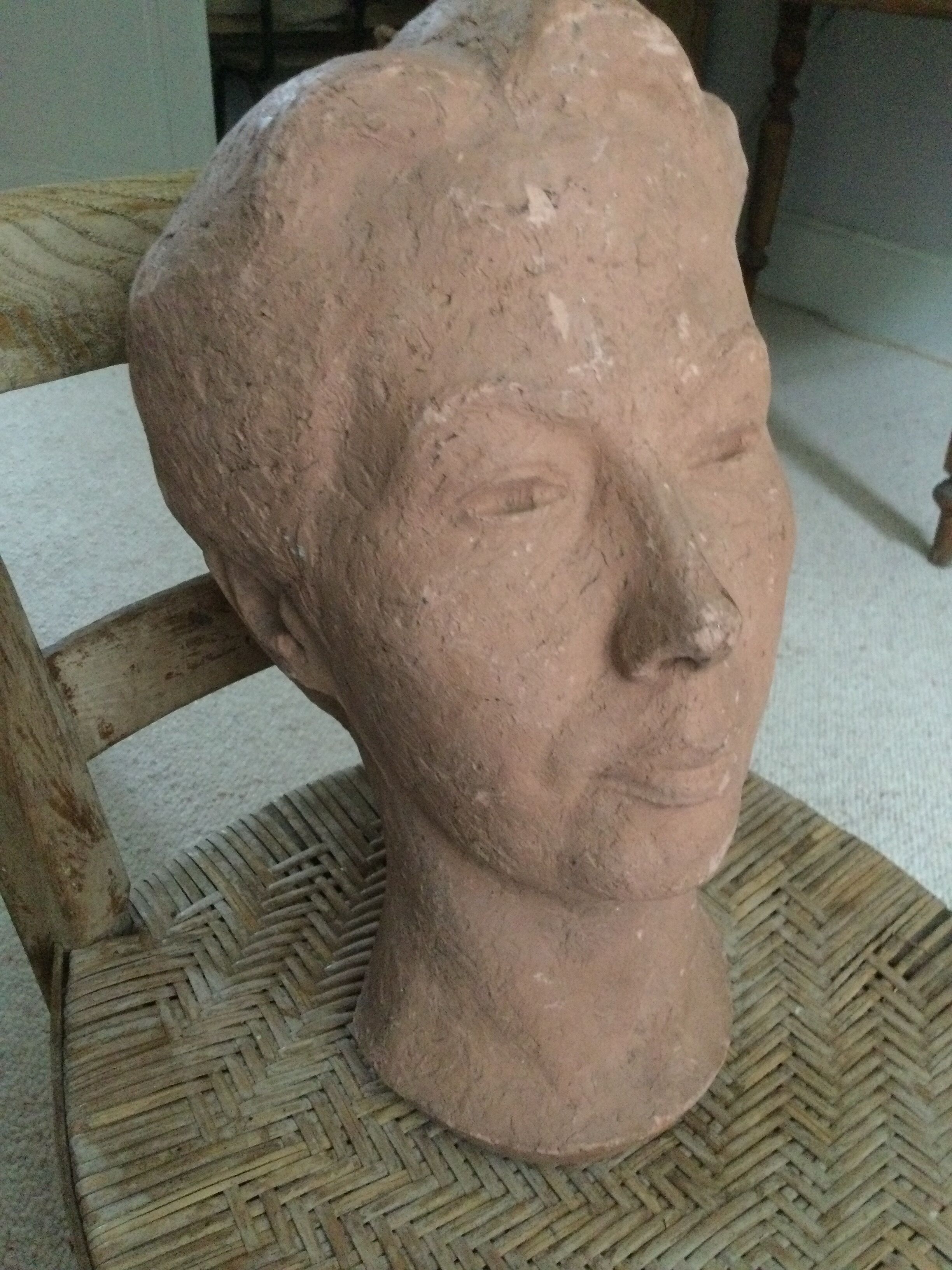 Terracotta bust
