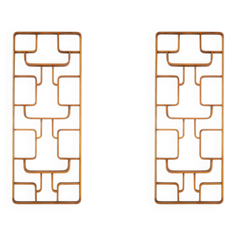 Ludvik Volak. Pair of shelves or partition screen. 1960s-70s.