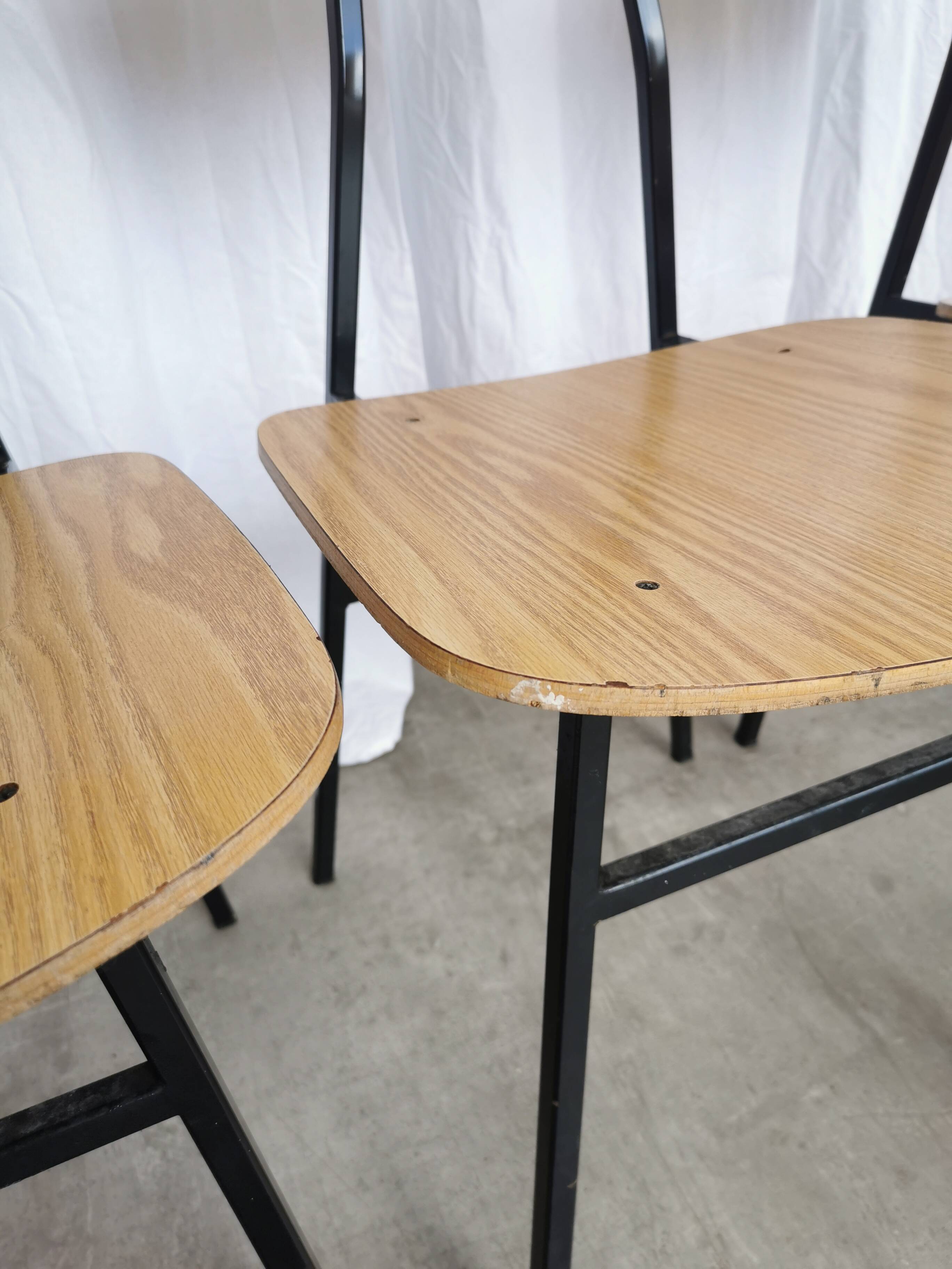 Mid-Century Modern School Chairs - STOL Kamnik - Set of 4