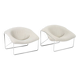 Pair of “Cubic” armchairs by Olivier Mourgue