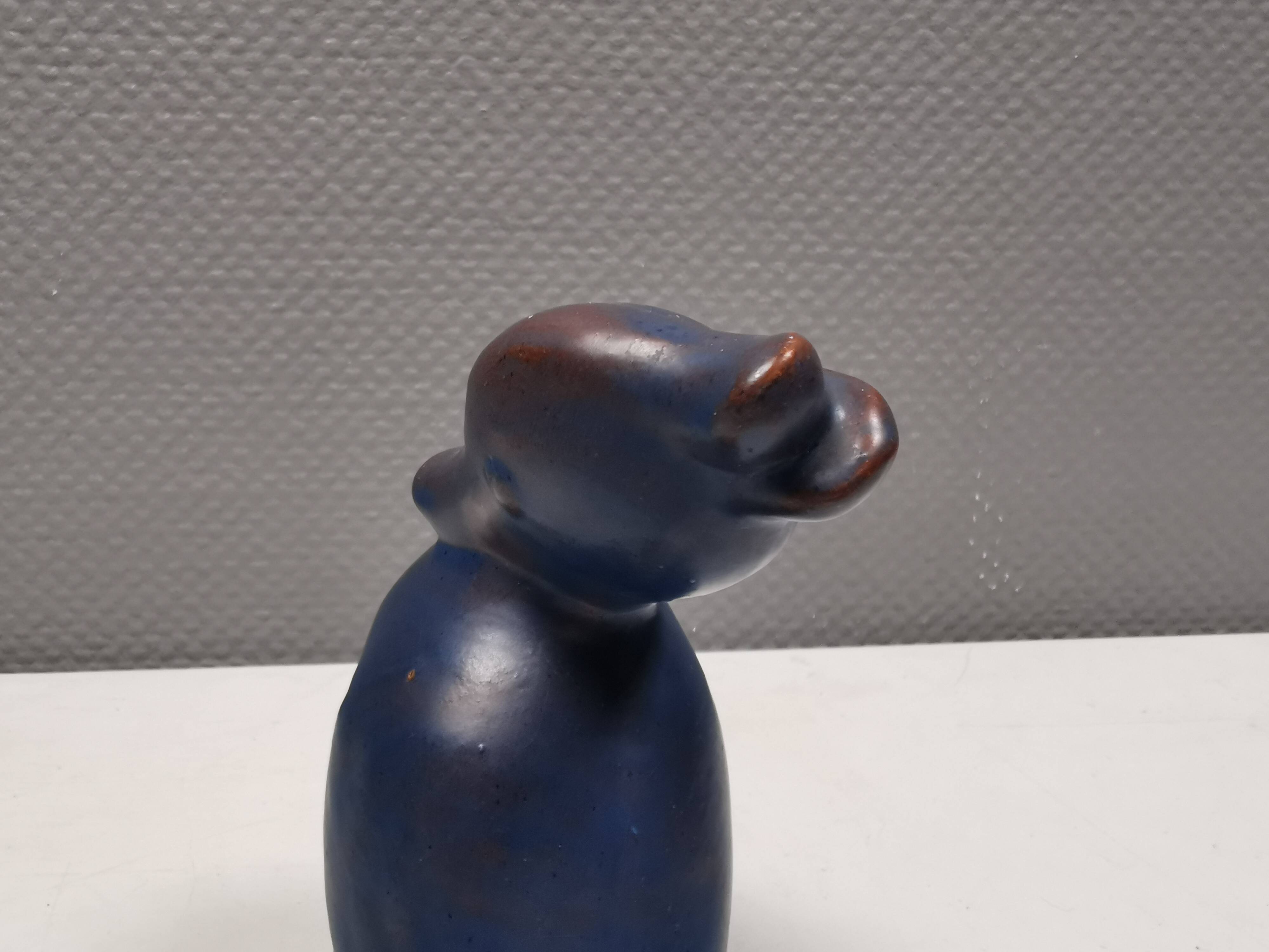 Very beautiful ceramic duck/wading bird, Danish and from the 1970-80s.