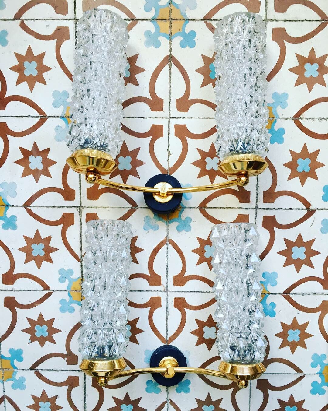 Paire d’appliques, 1960s.